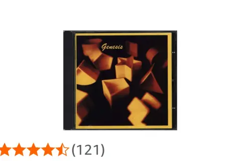 Okładka albumu "Genesis" z geometrycznymi kształtami. Te utwory to klasyka rocka.