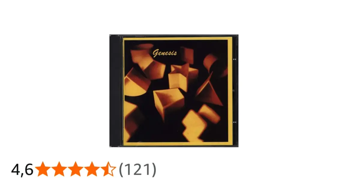 Okładka albumu "Genesis" z geometrycznymi kształtami. Te utwory to klasyka rocka.