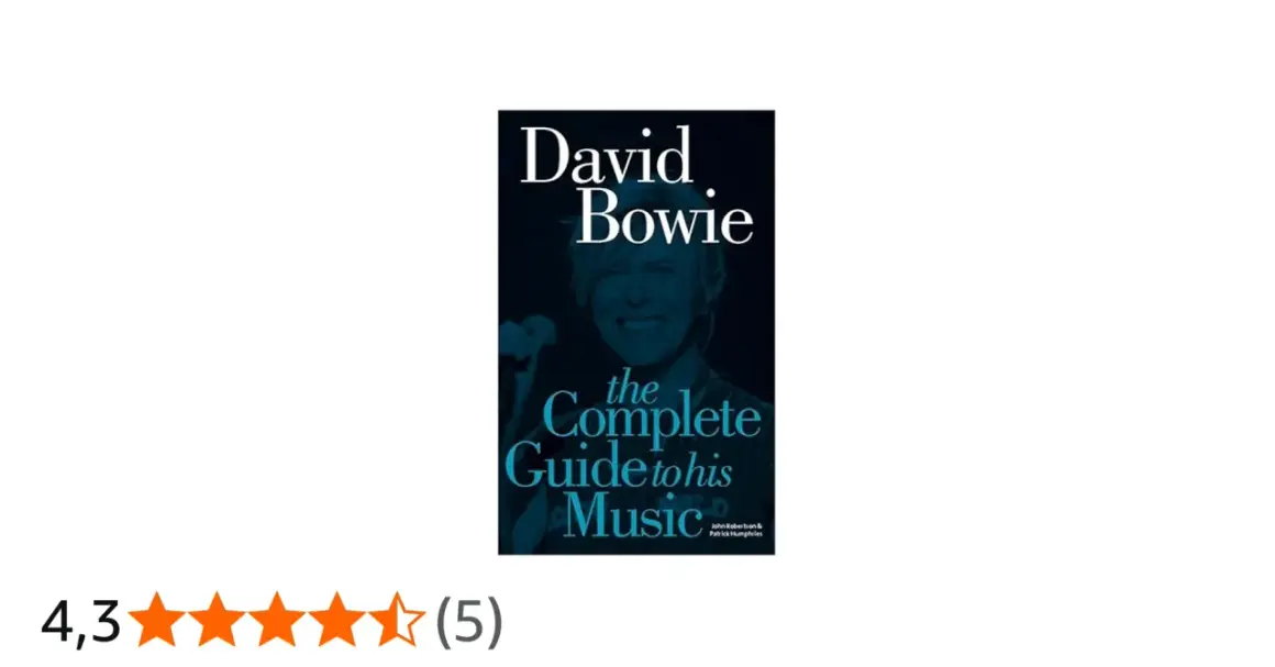 Okładka książki "David Bowie: The Complete Guide to His Music". Idealna dla fanów, którzy chcą zgłębić jego utwory.